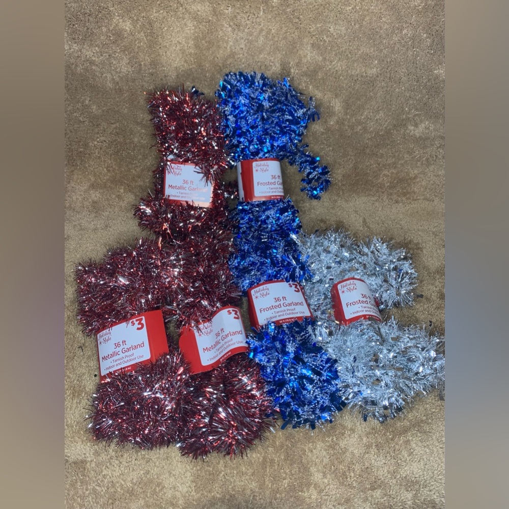 36ft and 24ft multicolored garlands
